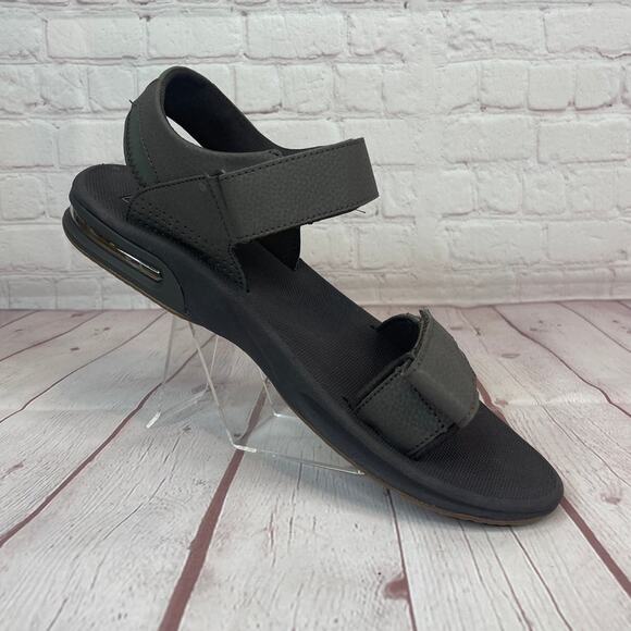 Reef Fanning Baja Brown Gum With Bottle Opener Sandals Mens Size 12 - Picture 2 of 11